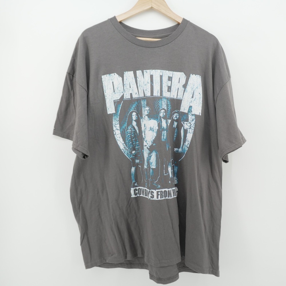 Pantera T-Shirt Mens XXL Gray Cowboys From Hell 2025 Tour Graphic Tee